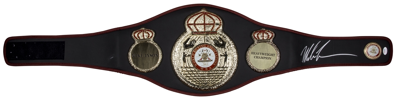 Mike Tyson Autographed WBA World Champion Belt (PSA/DNA)
